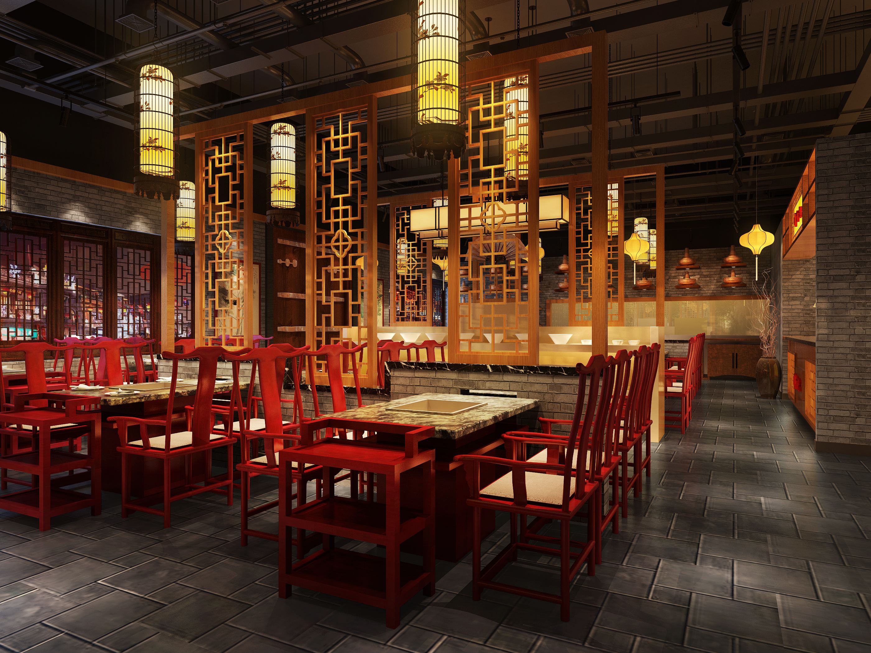 重庆火锅店装修风格火锅店装修公司