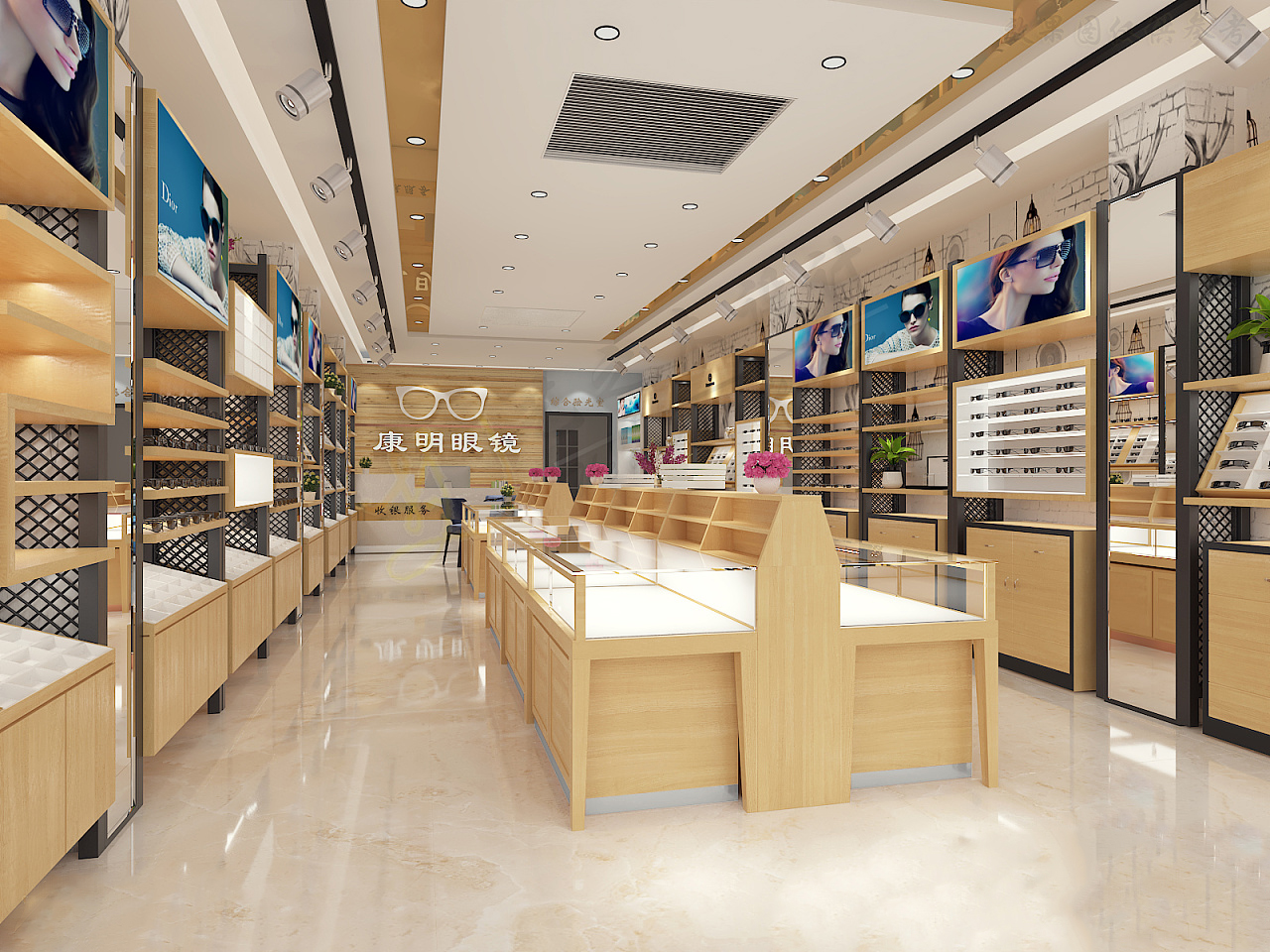 重庆眼镜店装修眼镜店装修公司