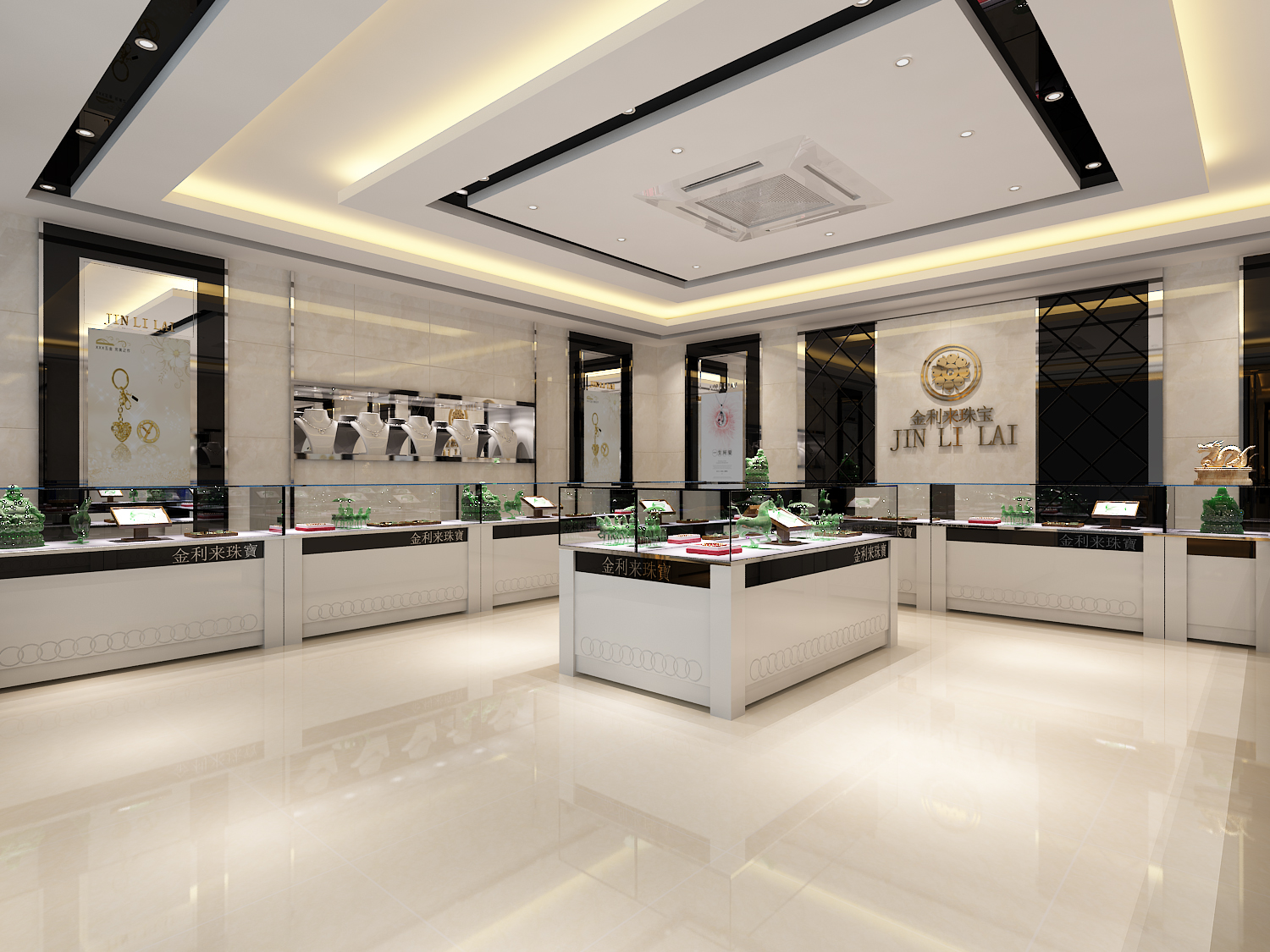 重庆珠宝店面装修设计_珠宝店面装修公司