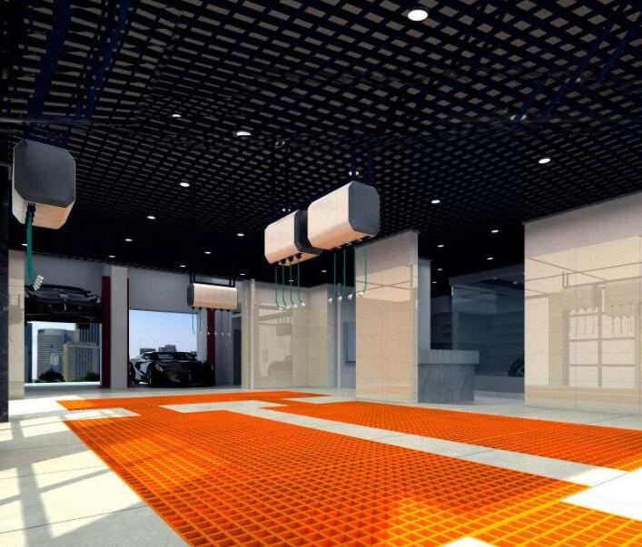 由于洗车店经常用水的原因,墙壁应该使用防水的材料,那种墙面脱落的